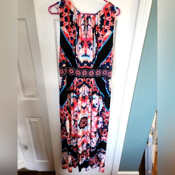 London Times Dresses & Skirts - London Times Pink Floral Summer Maxi Dress